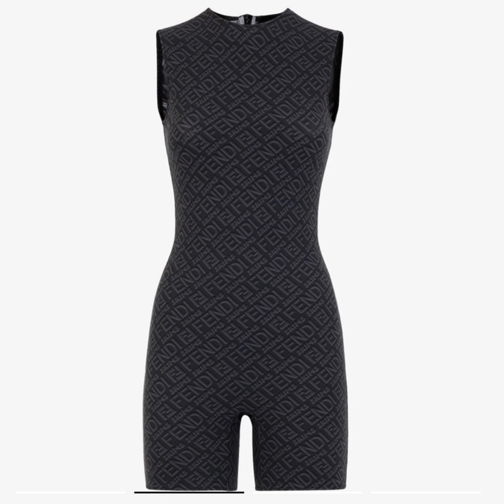NWT FENDI X SKIMS SLEEVELESS BLACK BODYSUIT! Size S